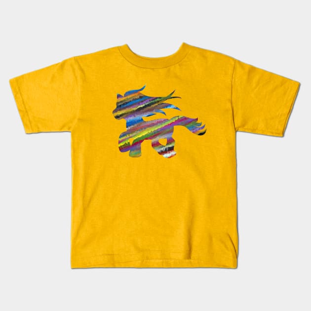 Cute Little Pony Color Splash Kids T-Shirt by PatrioTEEism